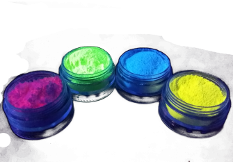 Invisible fluorescent pigments