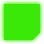 Green color when exposed to electricity