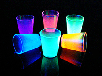 Флуоресцентная краска для стекла